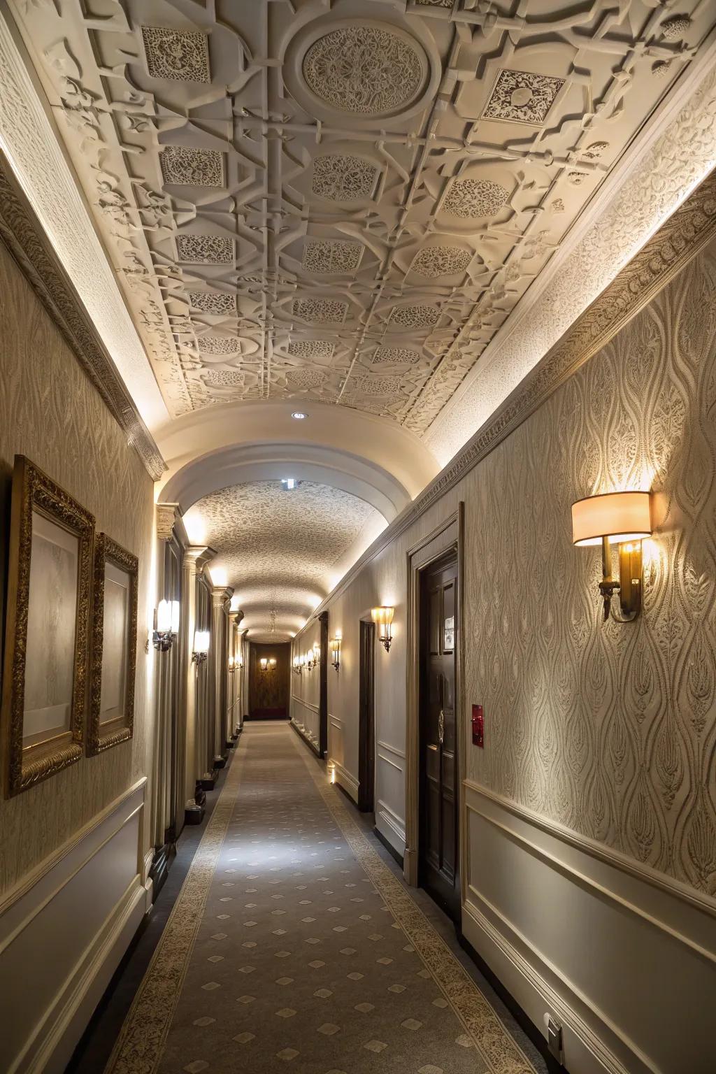 Textured finales impart depth and individuality.