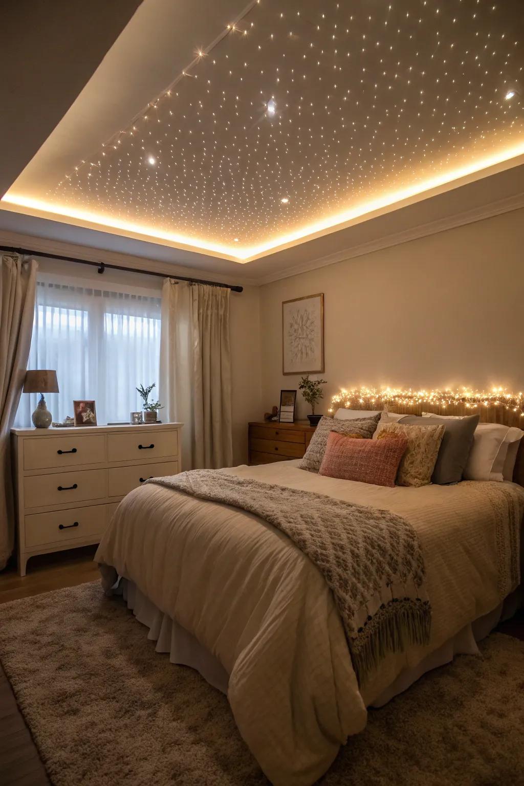 Unified illumination delivers a captivating ambient radiance.