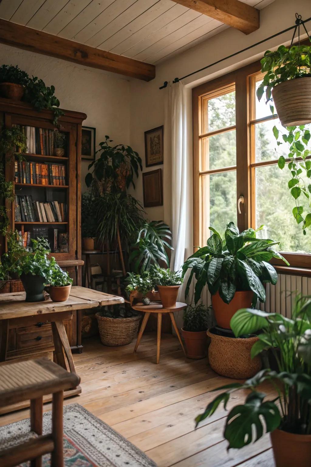 A dynamic space enriched with environmental facets.