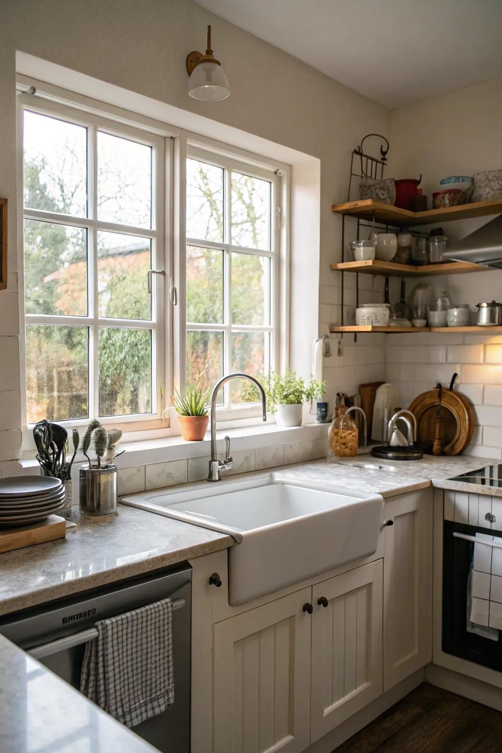 Plenty of space to prepare and enjoy.