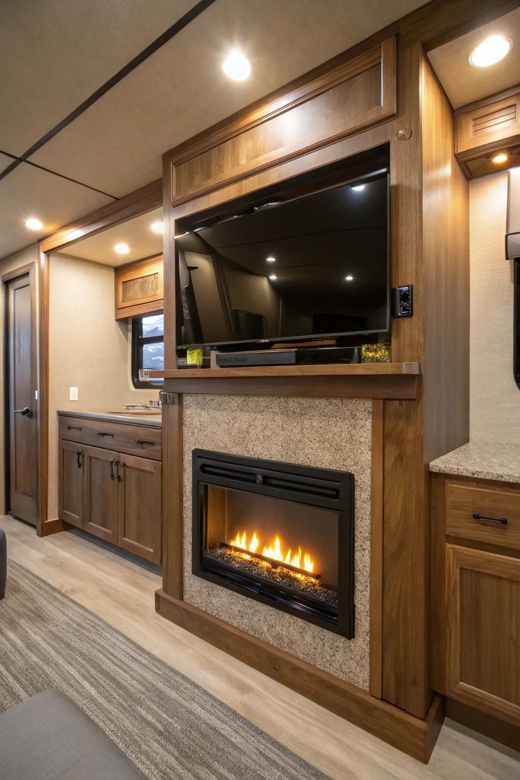 Hidden TV lifts offer a sleek, unobtrusive design.