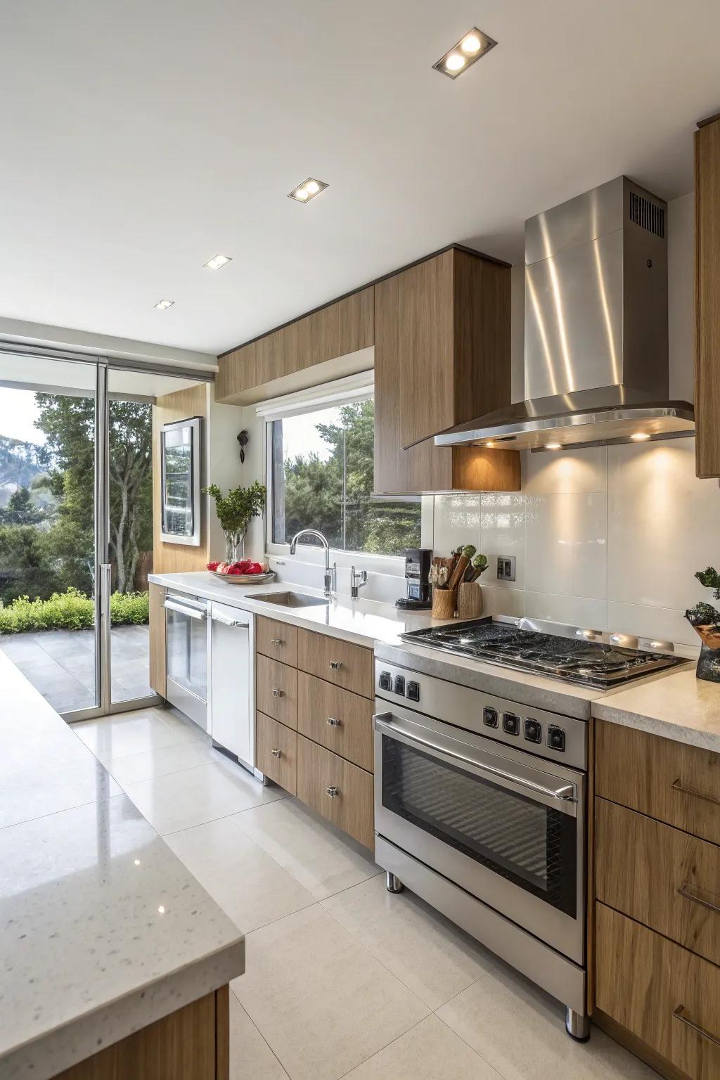 Premium equipment brings both functionality and class to your cooking area.