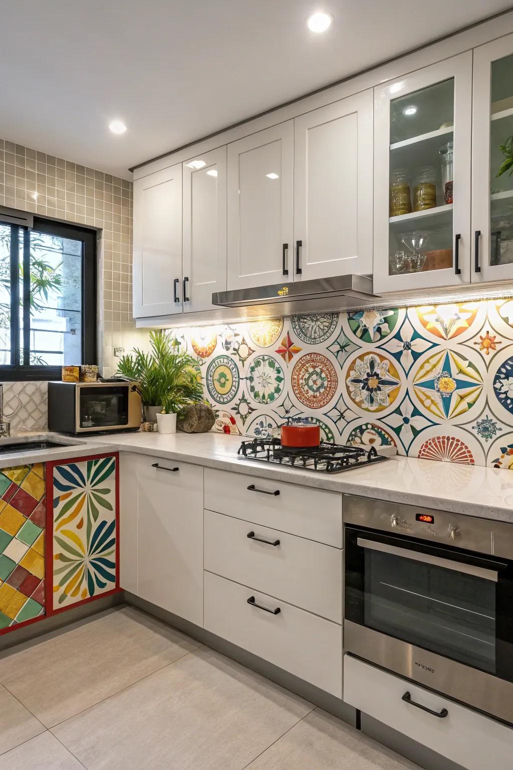 Create an impression using eye-catching visual prints.