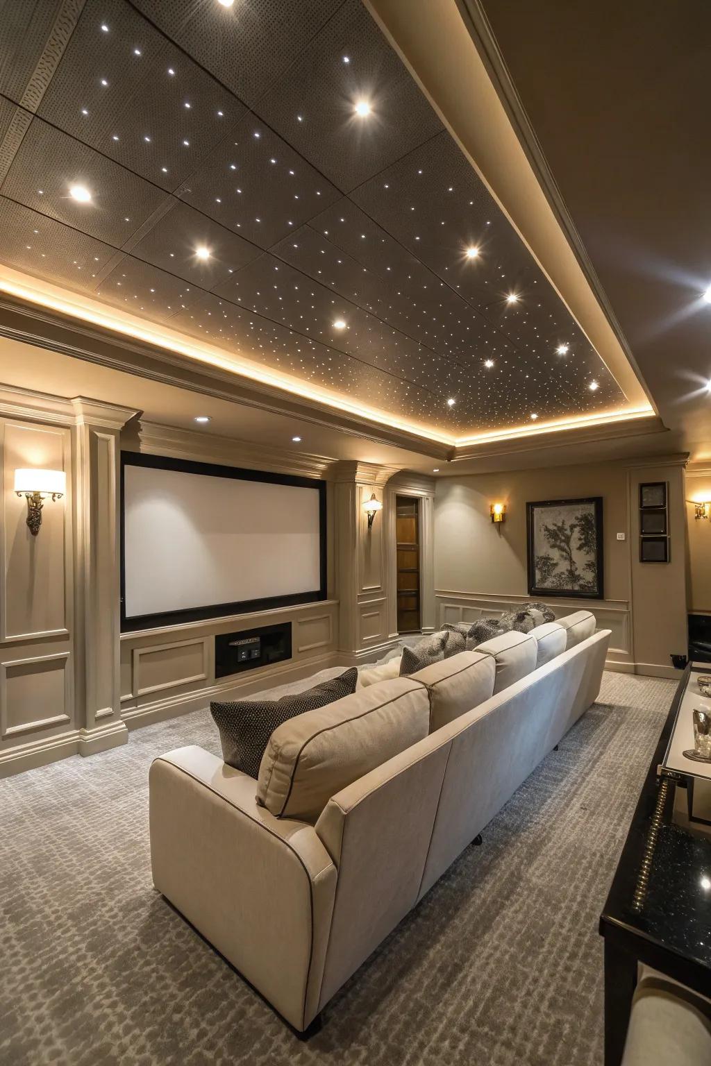 Realize a streamlined aesthetic through recessed lighting.