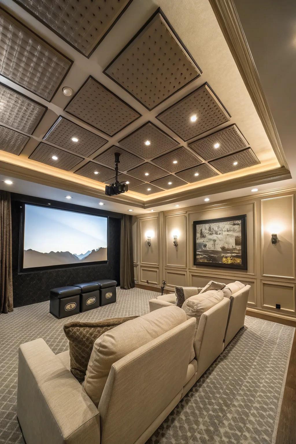 Refine function and composition through hanging panels.