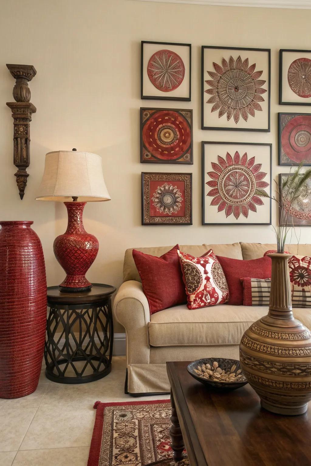 Wall art can be the ideal finishing touch to your living area's color plan.