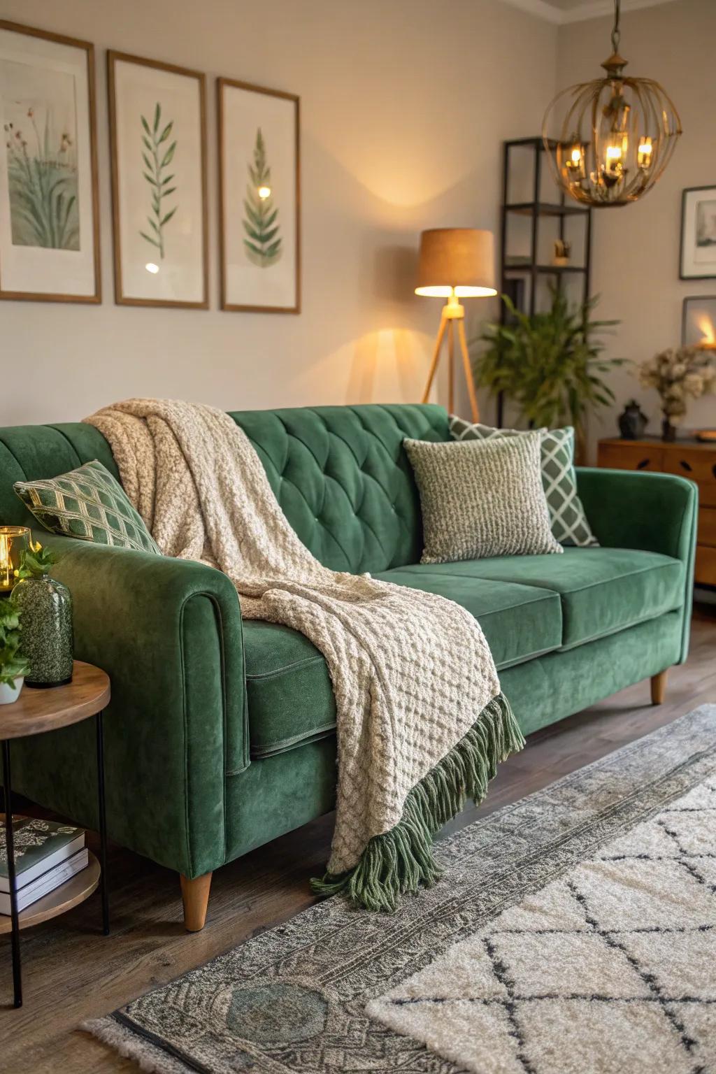 Textural variety introduces richness and warmth to your living space.