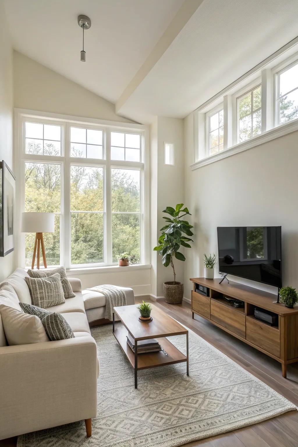 A minimalist layout optimizes your space.