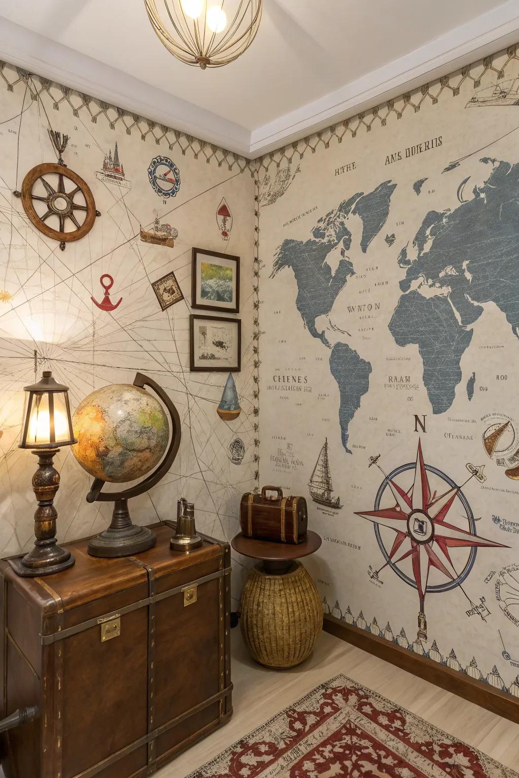 Travel-themed designs that inspire wanderlust.