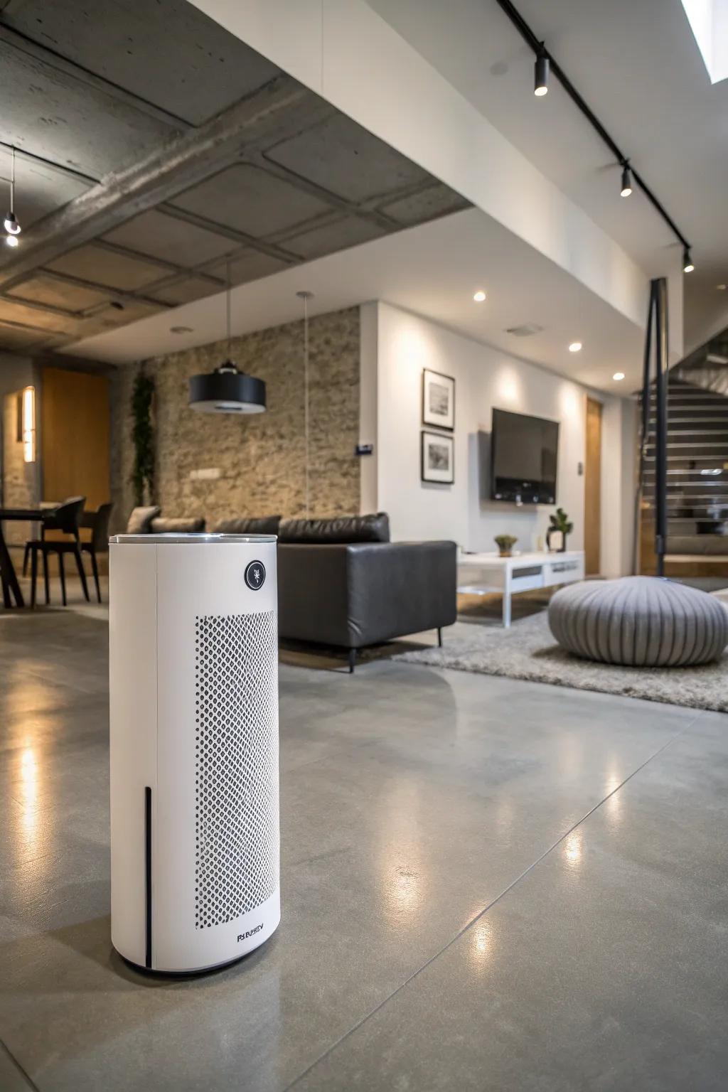 Air cleansers help keep your basement air fresh and free from pollutants.