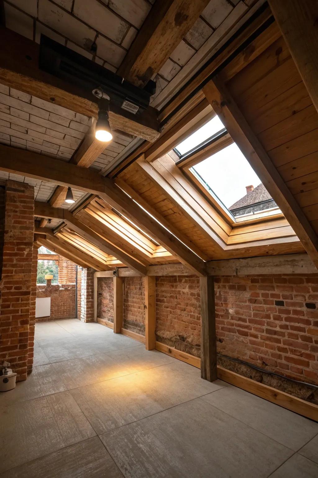 Functional skylights are a stunning way to enhance ventilation and lighting.