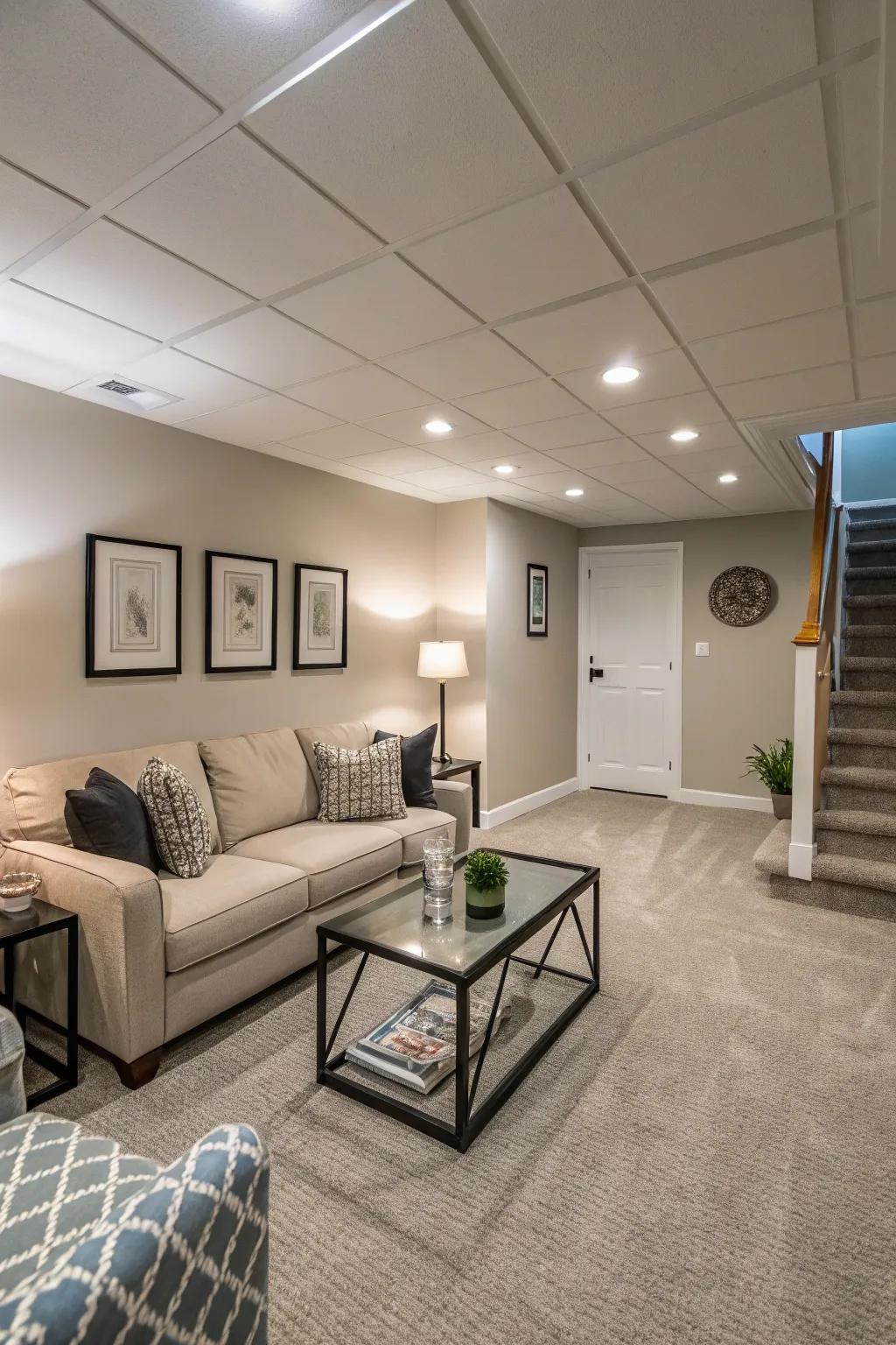 Furniture that's small helps ensure the maintenance of an open sensation.