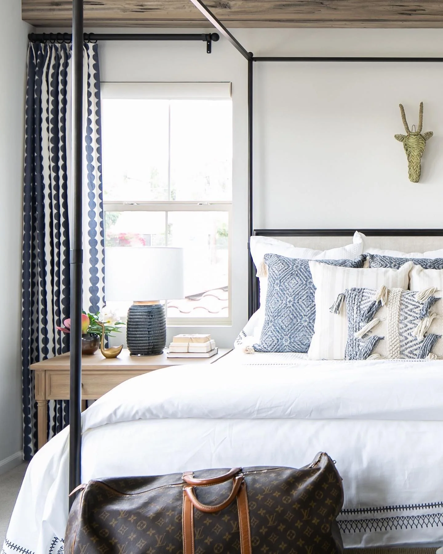 9. Fresh Seaside Style in Seafoam and White (Beach Style Bedroom Ideas)