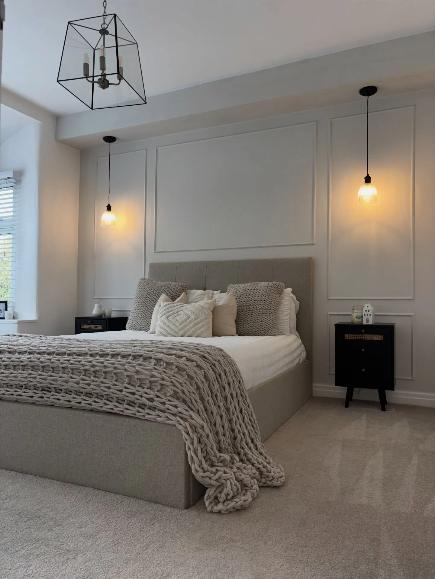 3. Contemporary Light Gray Architectural Bedroom (Light Gray Bedroom Ideas)