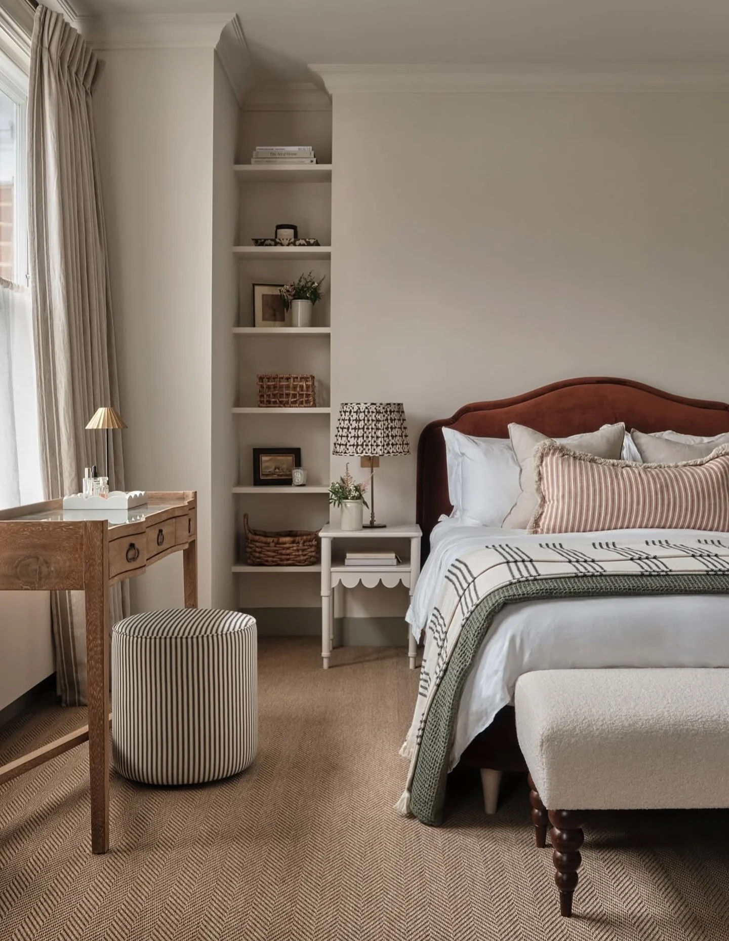 7. Understated Luxury with Earthy Neutrals (Expensive Looking Bedroom Ideas)