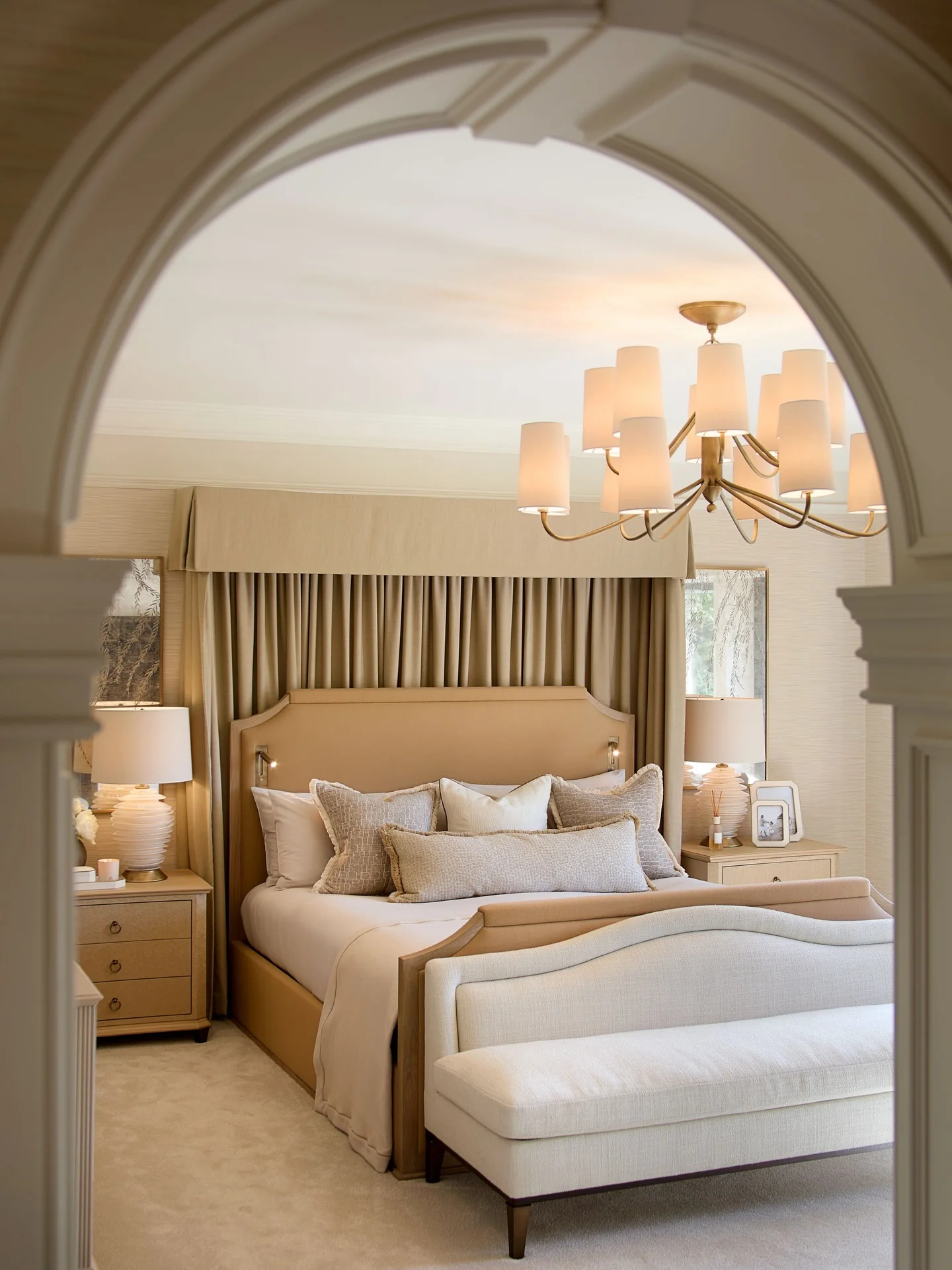 11. Refined Classic Luxury in Soft Beige and Cream (Expensive Looking Bedroom Ideas)