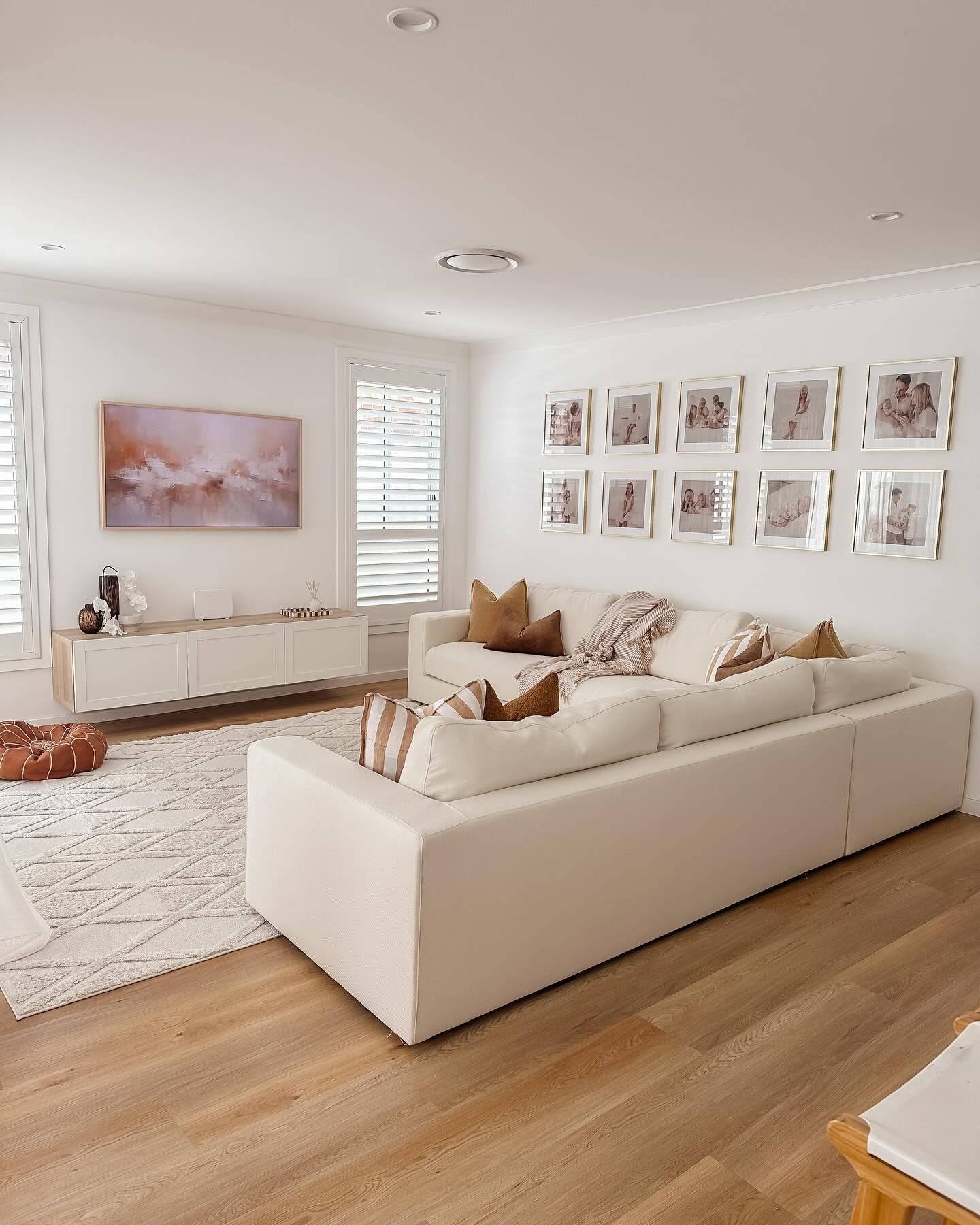 10. Contemporary Open Lounge in Cream and Soft Caramel (Lounge Living Room Ideas)