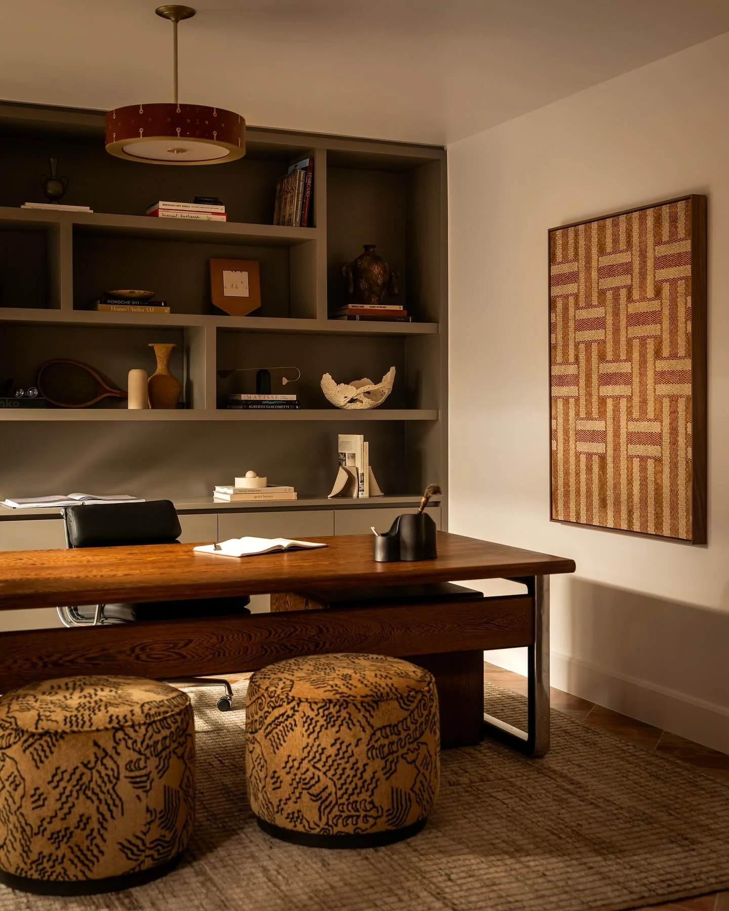 3. Modern Rustic Study (Rustic Home Office Ideas)