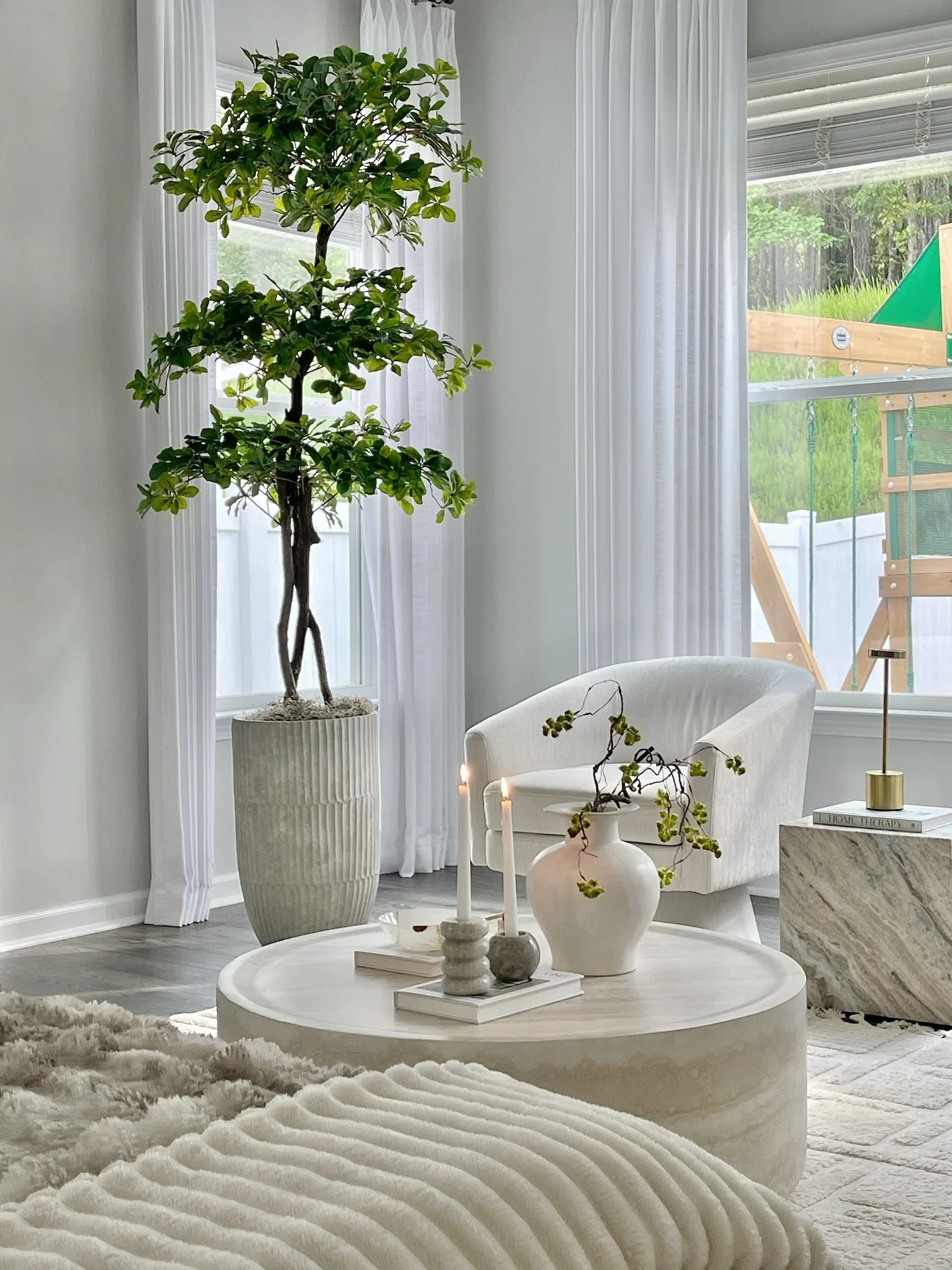 3. Light-Filled Minimal Living Room With Crisp White Layers (Living Room Decor Ideas)