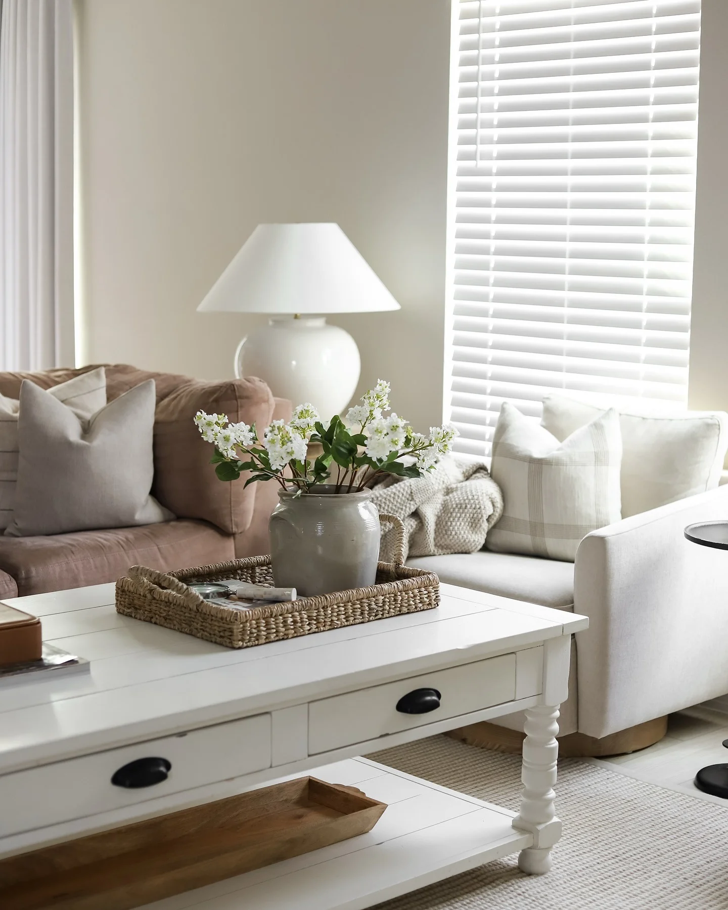 4. Soft Neutral Living Room With Warm Taupe and Simple Styling (Living Room Decor Ideas)