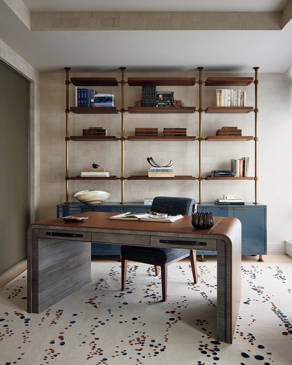 9. Refined Modernism with Sculptural Precision (Office Design Ideas)