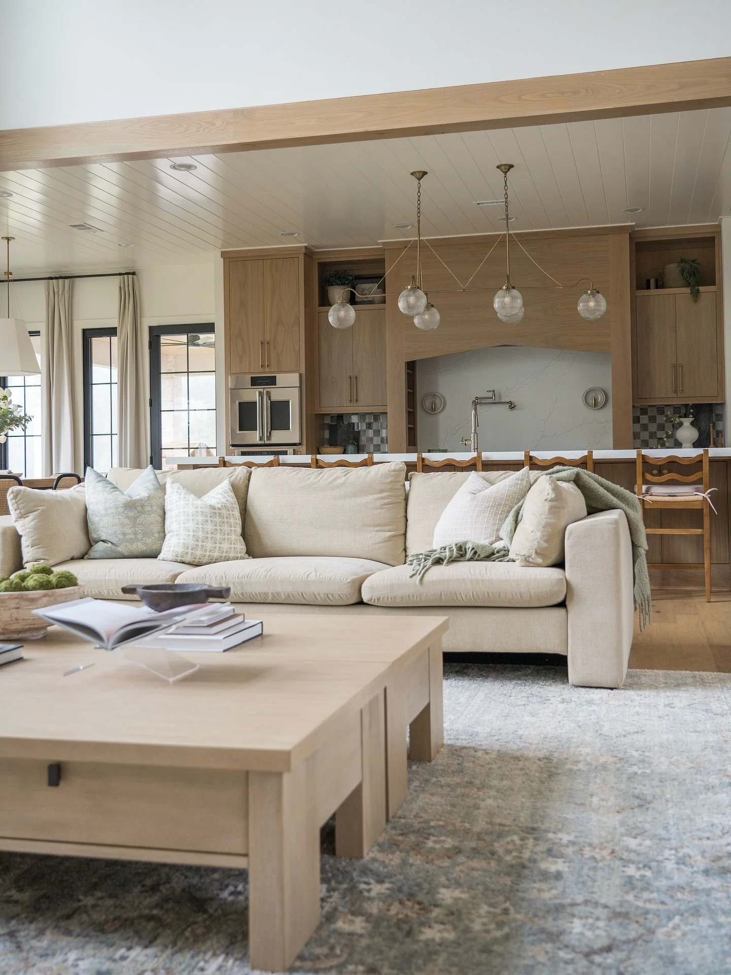 4. Soft Neutrals & Subtle Charm (Kitchen and Living Room Ideas)