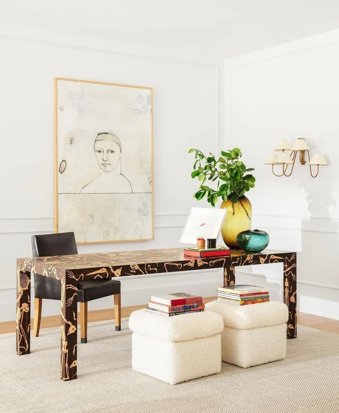 12. Artful Minimalist Studio (Cool Office Ideas)