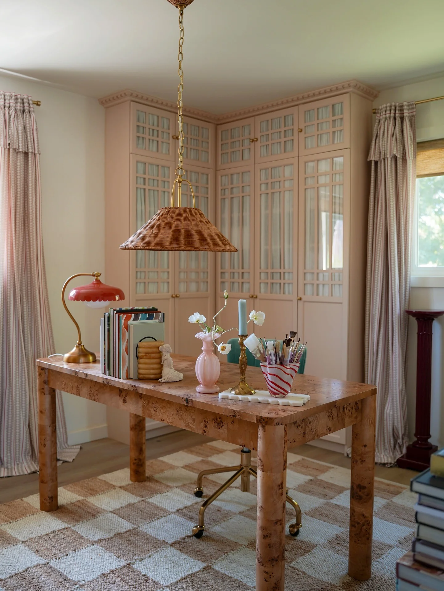 10. Playful Pastel Studio (Home Office Ideas for Her)