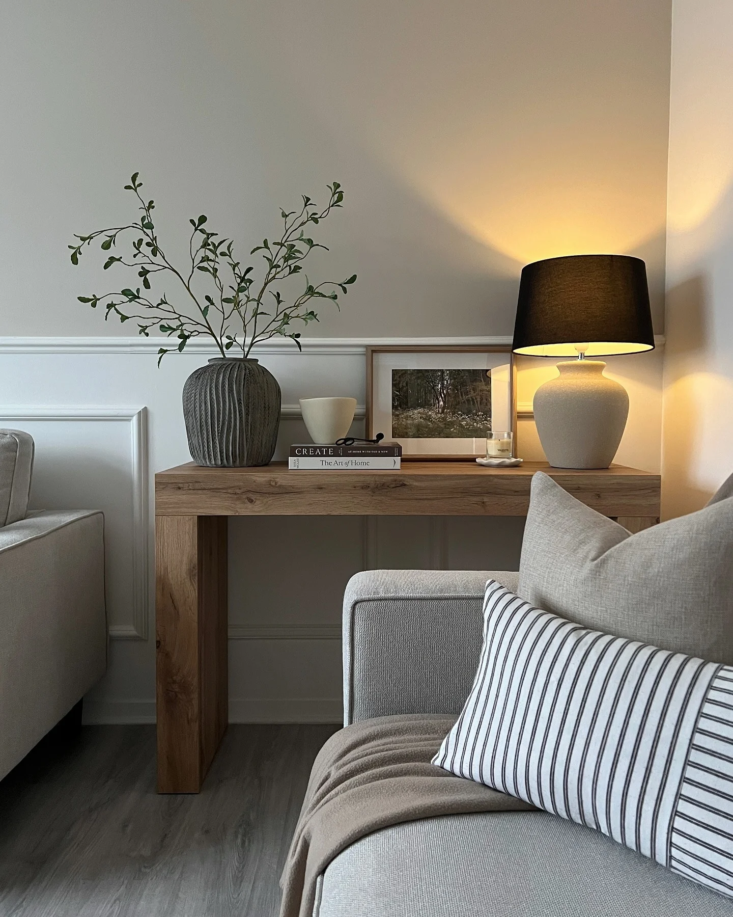 11. Warm Neutrals with Organic Accents (Small Living Room Ideas)