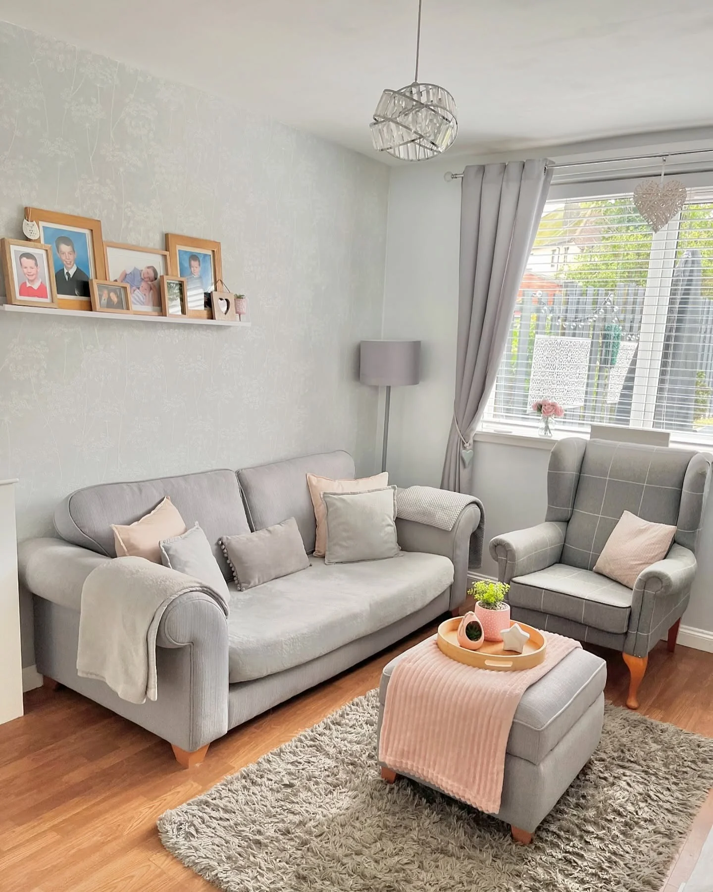 13. Pastel Grays with Subtle Warmth (Small Living Room Ideas)