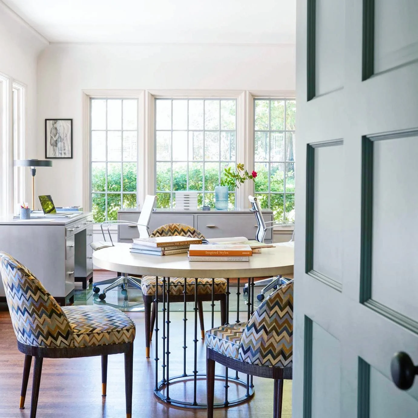 3. Pattern Play Collaborative Office (Bright Office Ideas)