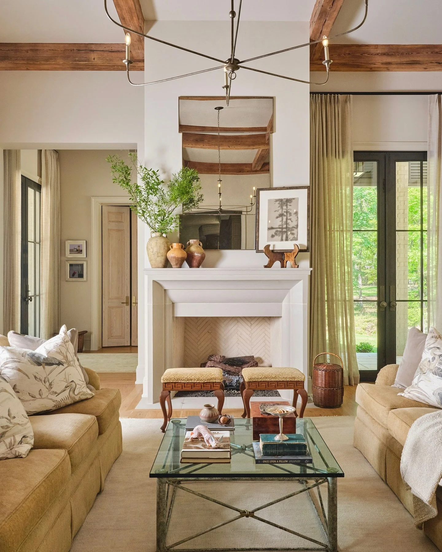 12. Traditional Warmth with Refined Touches (Modern Farmhouse Living Room Ideas)