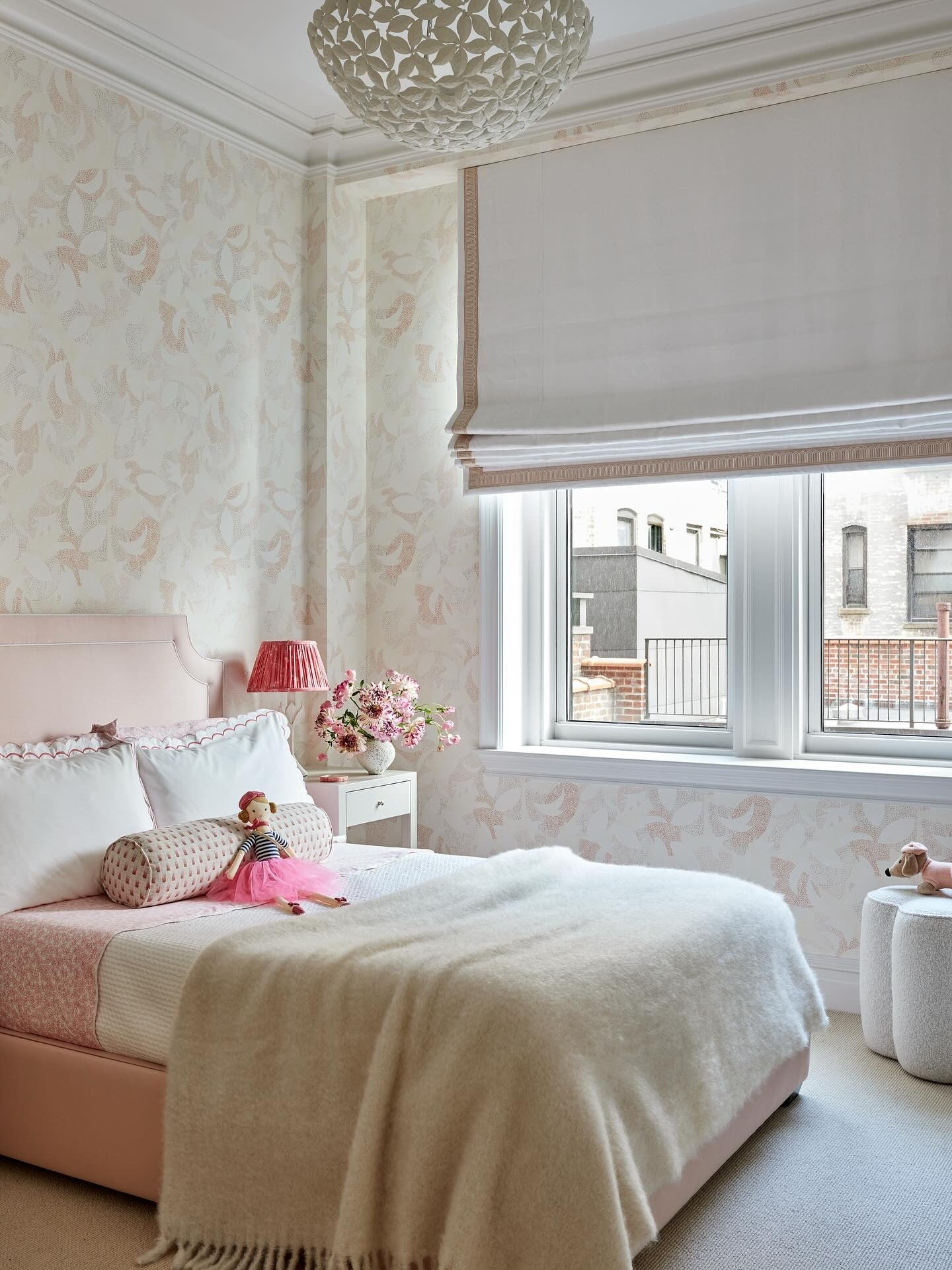 3. Delicate Pink Retreat (Bedroom Ideas for Women)