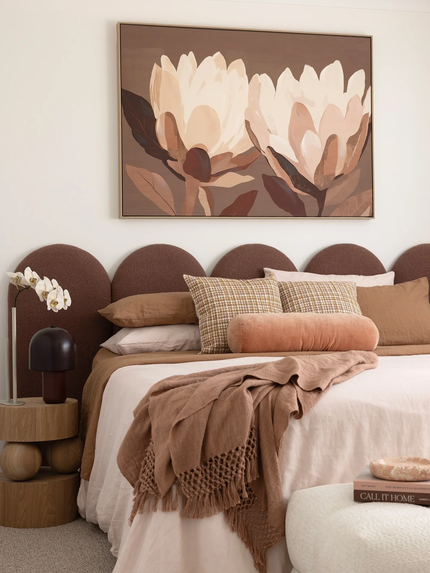 6. Warm Neutrals with Terracotta Layers (Bedroom Ideas for Women)