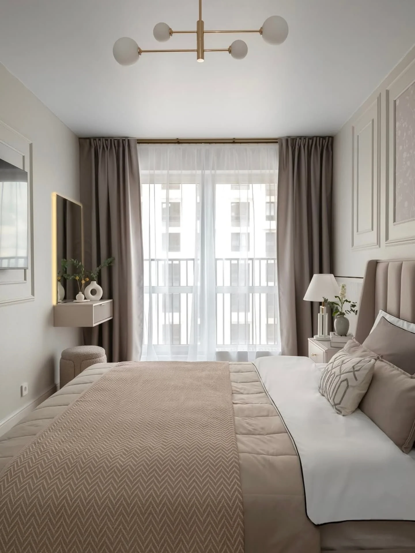 8. Modern Beige Sophistication (Bedroom Ideas for Women)