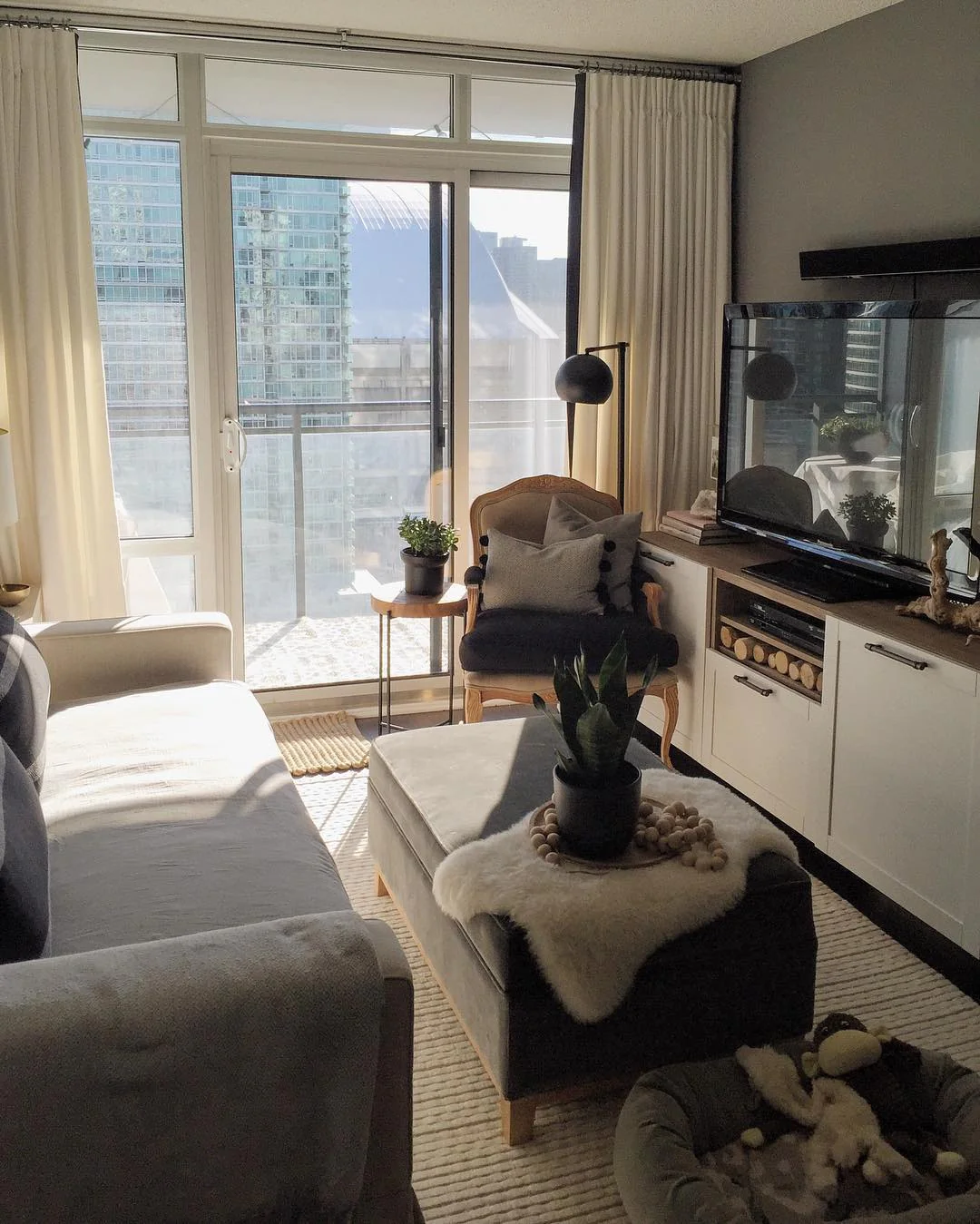 8. Compact Comfort with Smart Styling (Condo Living Room Ideas)