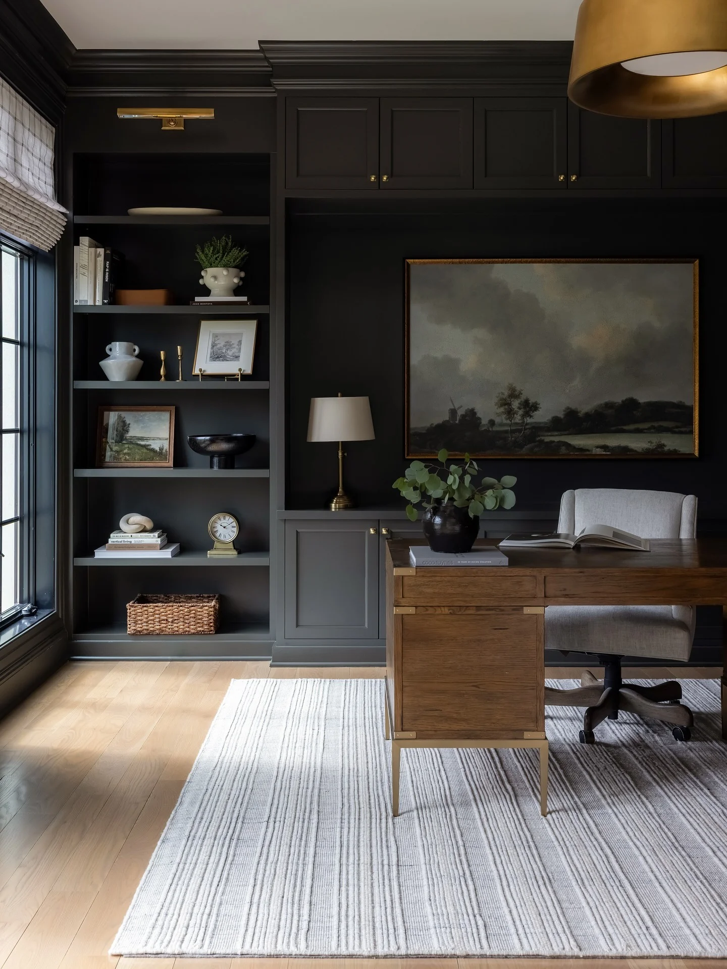 13. Charcoal Modern Classic (Paint Colors for Office Ideas)