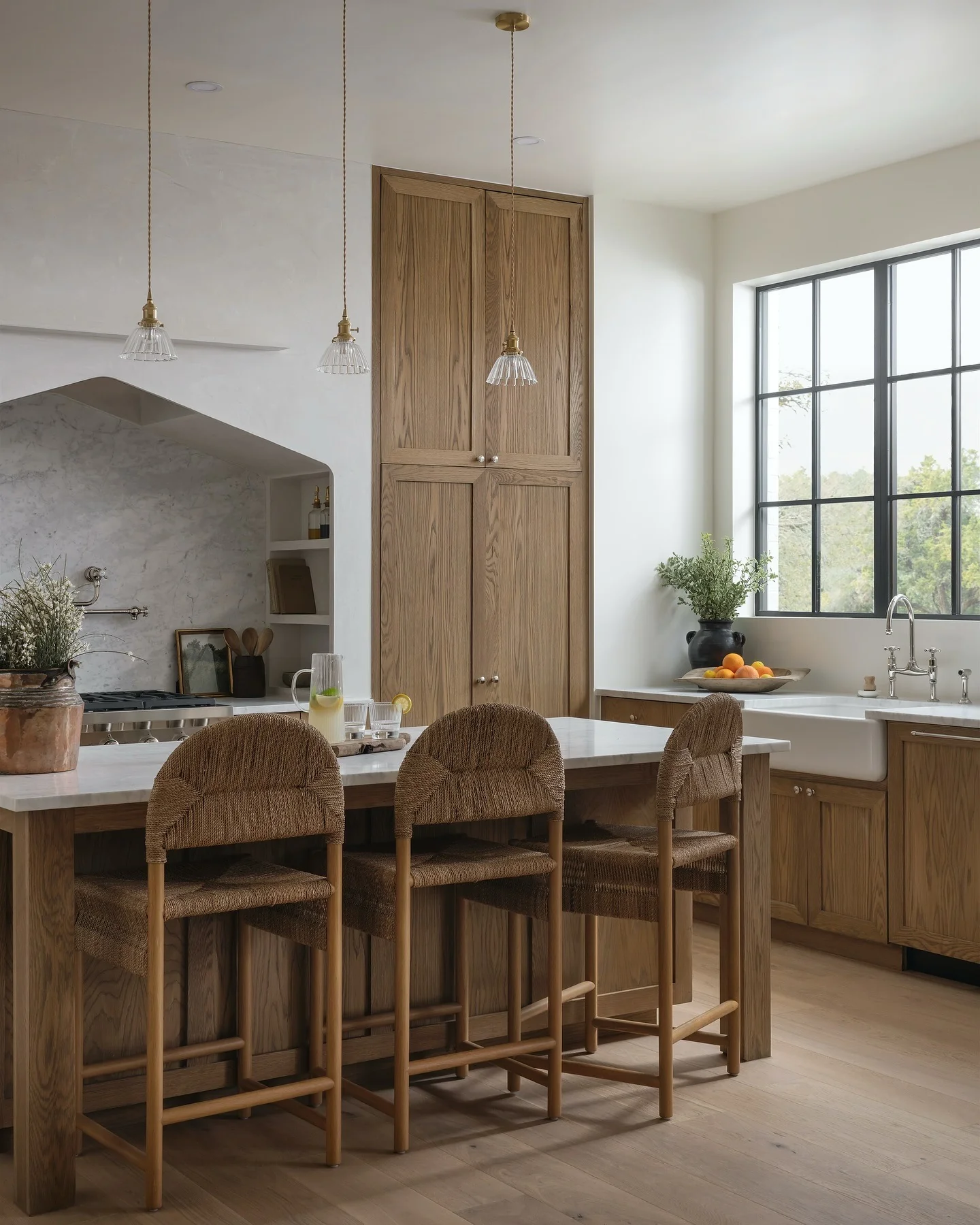 10. Refined Light Wood with Classic Details (Wooden Kitchen Ideas)