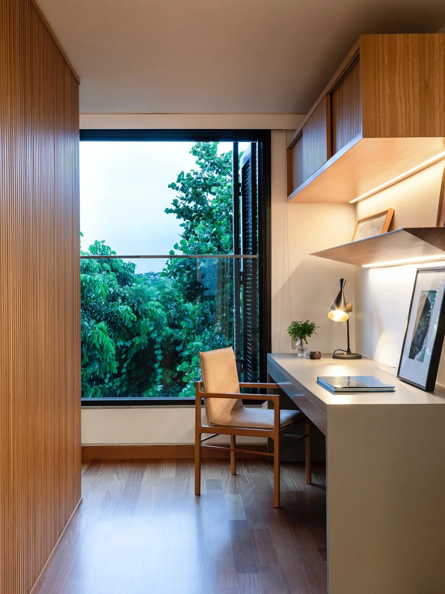 4. Minimal Nature-Facing Desk (Minimal Office Ideas)