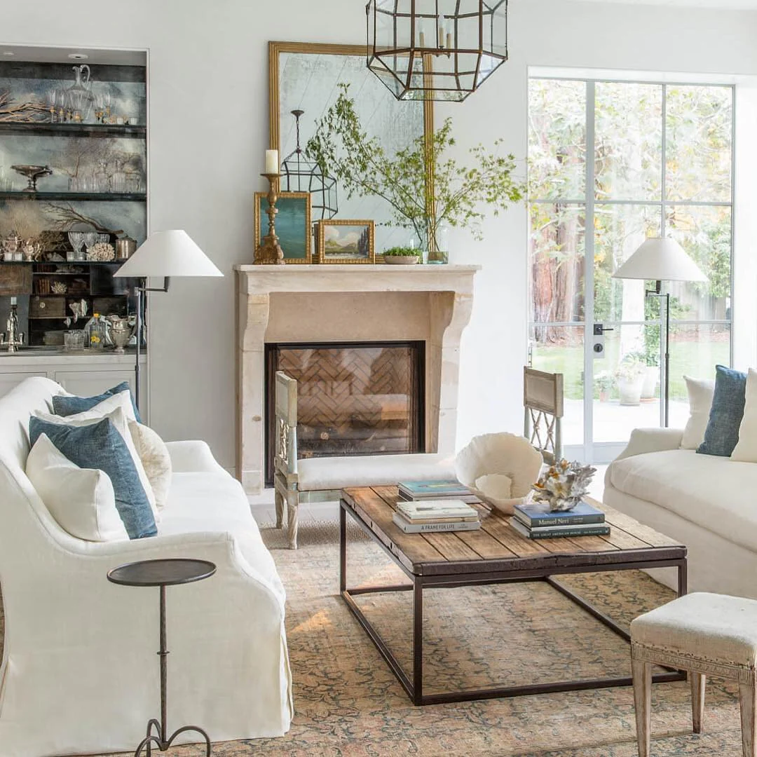 7. Effortless French-Inspired Cottage Chic (Elegant Living Room Ideas)