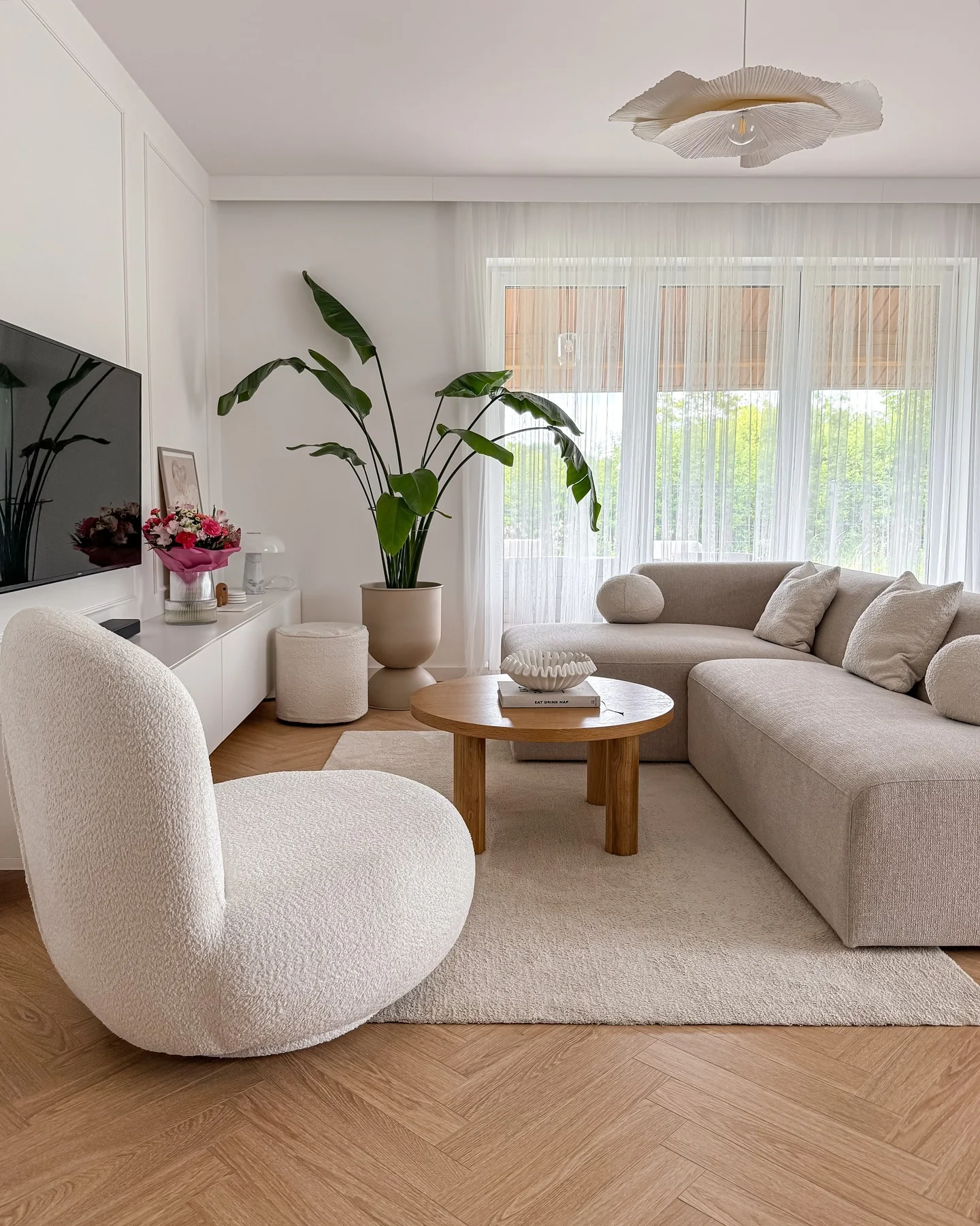 3. Scandinavian Soft Minimalism with Organic Touches (Living Room Furniture Ideas)