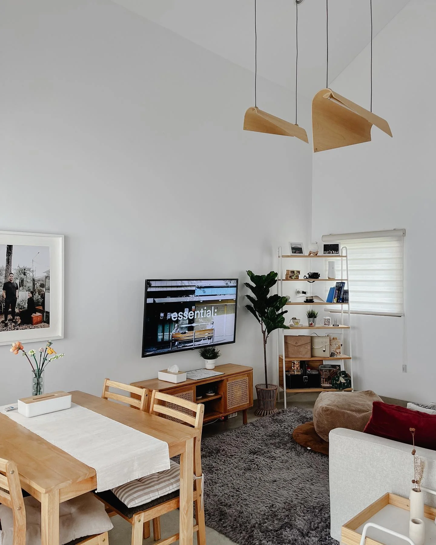 6. Functional Simplicity with Nordic Wood Accents (Tiny Living Room Ideas)