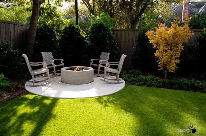 aménagement de la cour