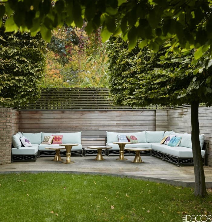 aménagement de la cour