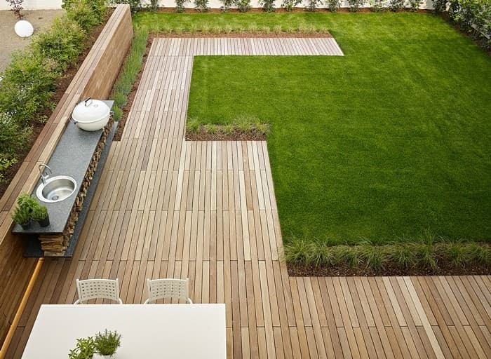 aménagement de la cour