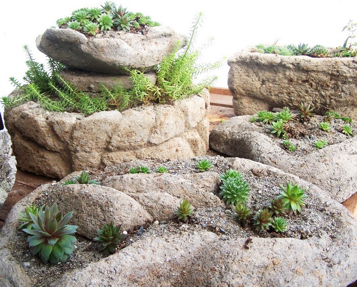 pierres pour le toboggan alpin