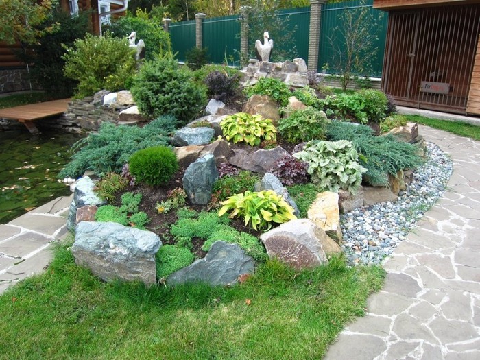 pierres pour le toboggan alpin