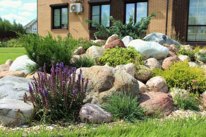 pierres pour le toboggan alpin