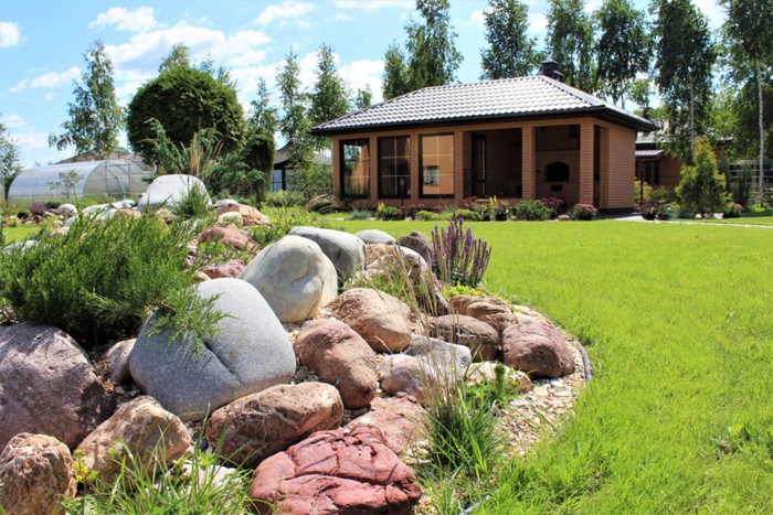 pierres pour le toboggan alpin