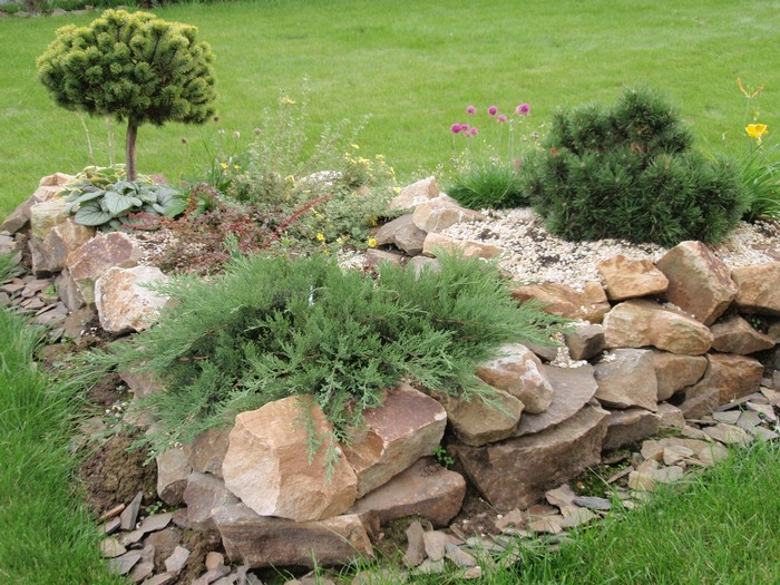 pierres pour le toboggan alpin